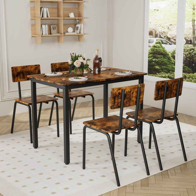 MLNshops 5 Piece Kitchen Table and Chairs Set