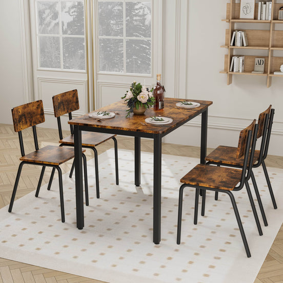MLNshops 5 Piece Kitchen Table and Chairs Set Default
