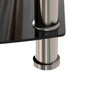 MLNshops 5-Tier Glass Side Table for Elegant Decor