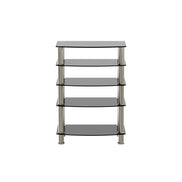 MLNshops 5-Tier Glass Side Table for Elegant Decor