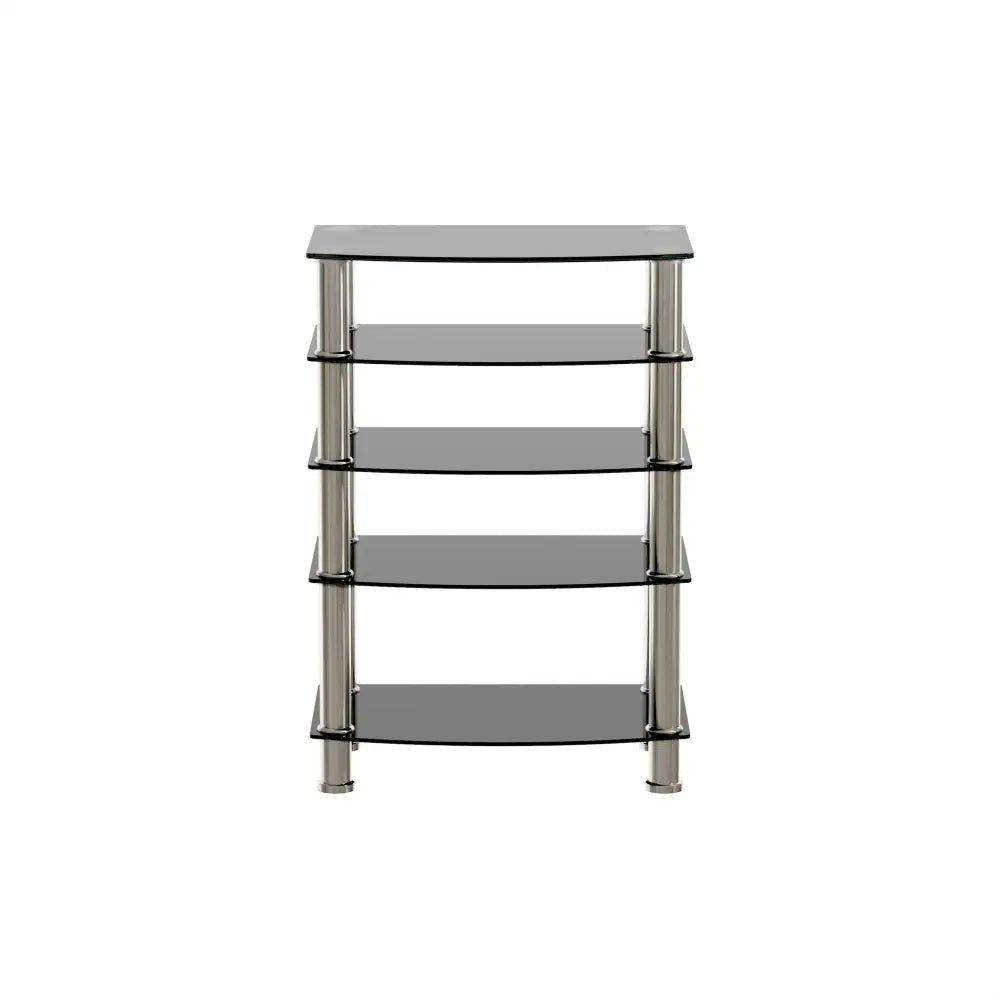 MLNshops 5-Tier Glass Side Table for Elegant Decor