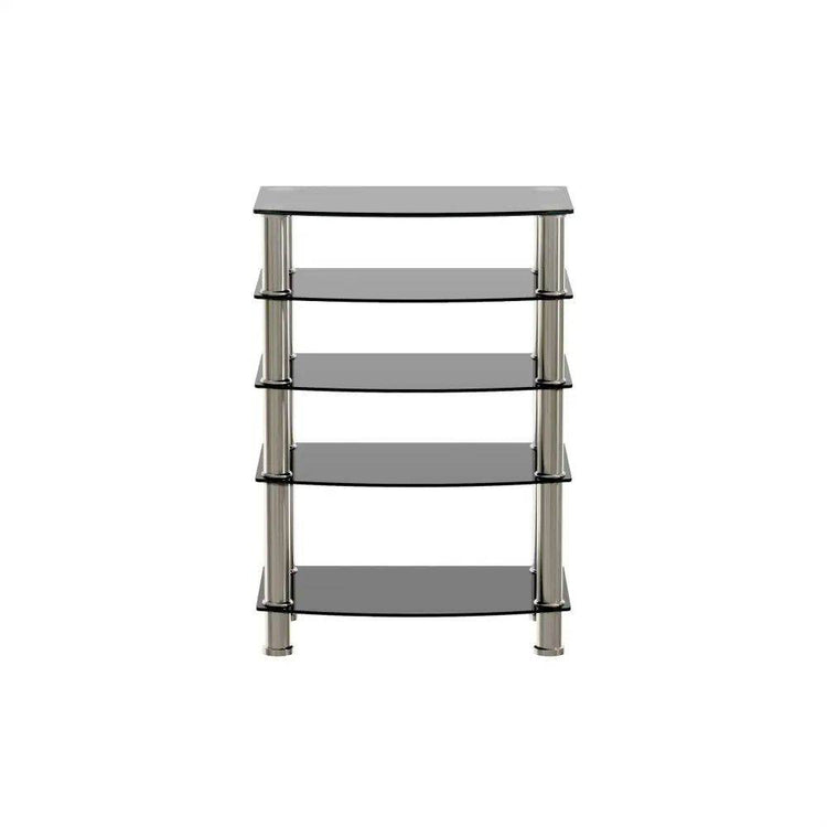 MLNshops 5-Tier Glass Side Table for Elegant Decor