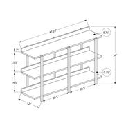 MLNshops Accent Table for Entryway with Shelves