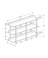 MLNshops Accent Table for Entryway with Shelves