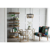 MLNshops Wood Chandelier with Adjustable Chain Light Fixture