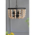 MLNshops Wood Chandelier with Adjustable Chain Light Fixture