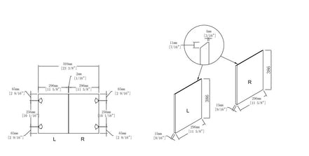 MLNshops Bathroom Storage Cabinet Panel with Tropical Leaf Design