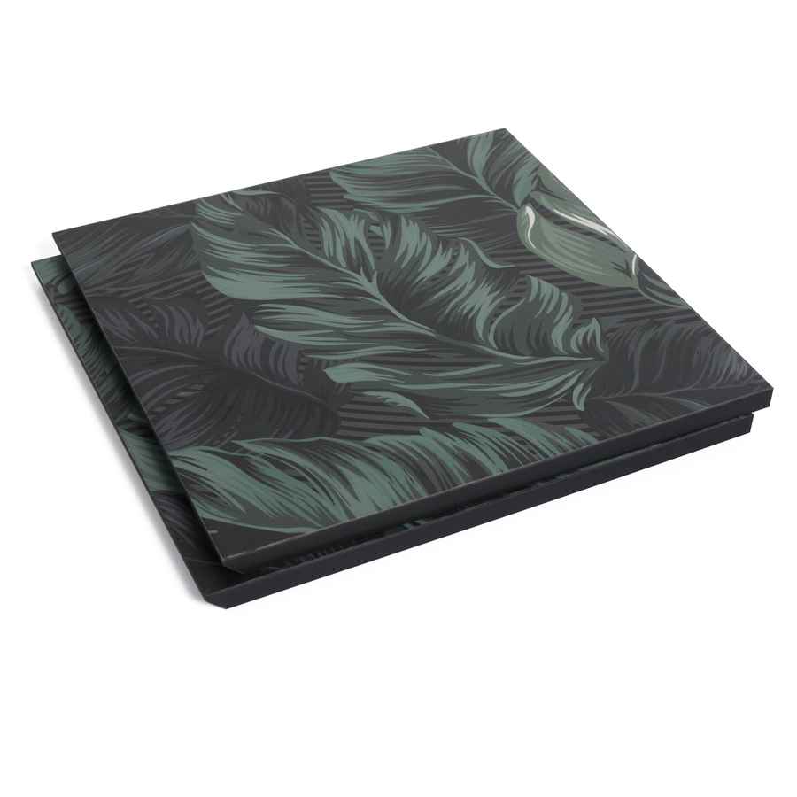 MLNshops Bathroom Storage Cabinet Panel with Tropical Leaf Design Default