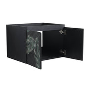 MLNshops Bathroom Storage Cabinet Panel with Tropical Leaf Design