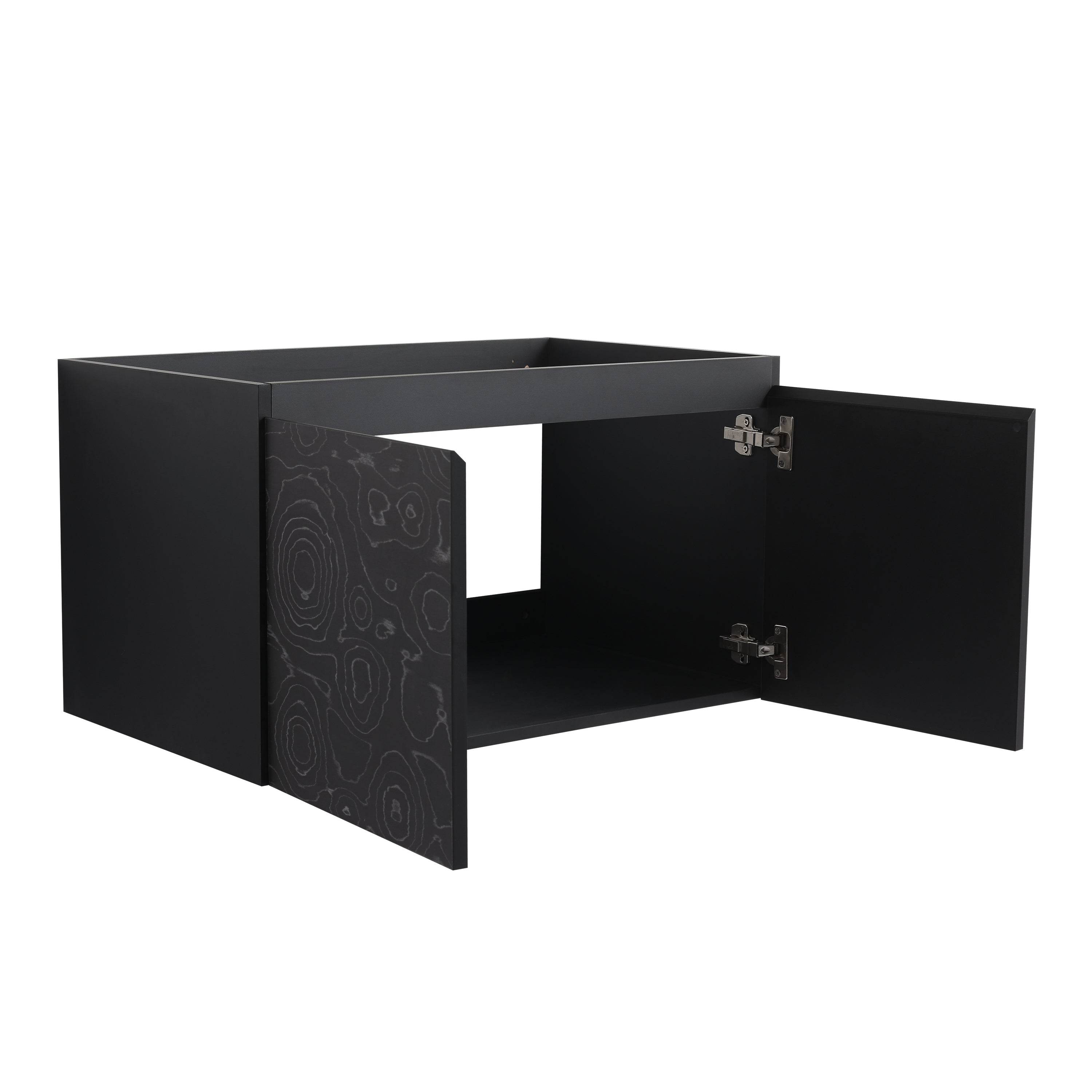 MLNshops Black Cabinet Door Panel Only for Bathroom