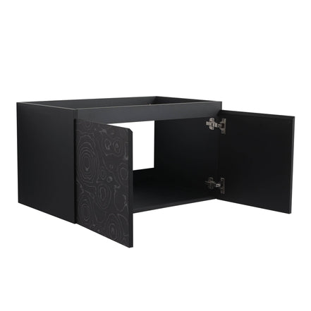 MLNshops Black Cabinet Door Panel Only for Bathroom
