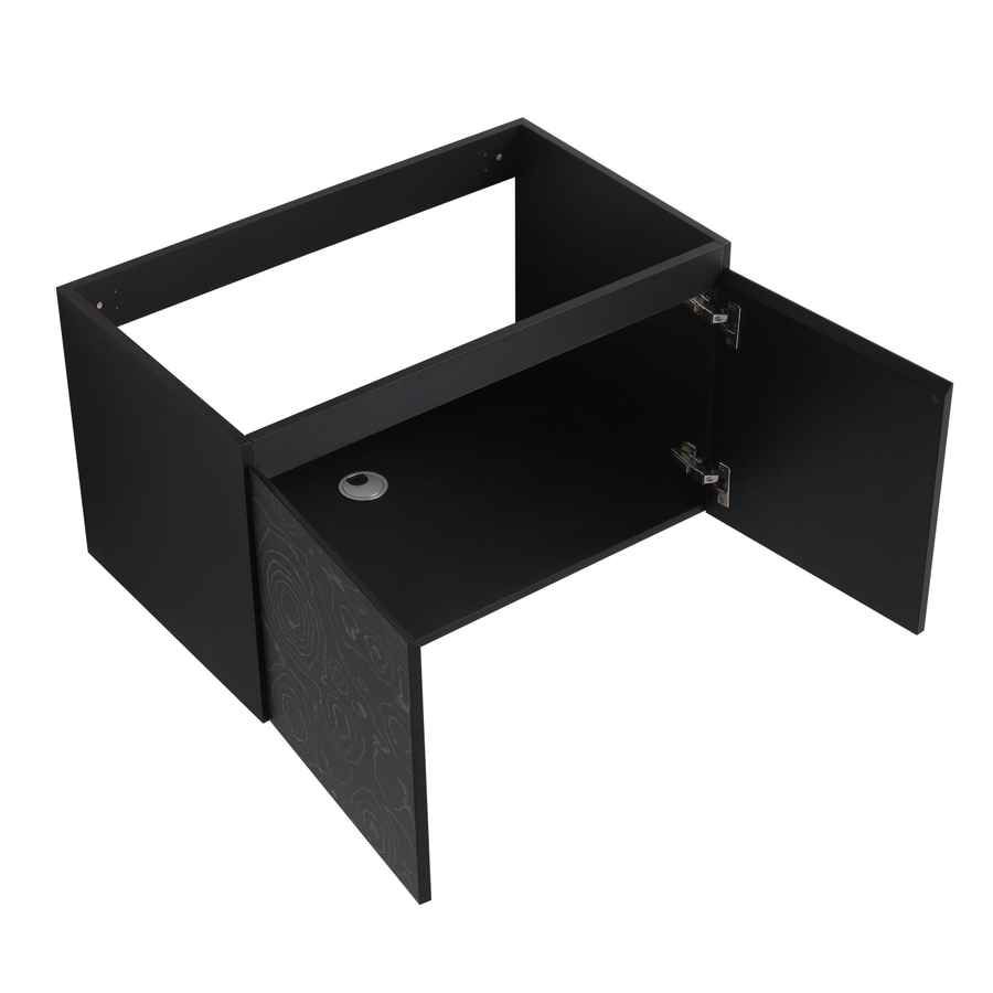 MLNshops Black Cabinet Door Panel Only for Bathroom