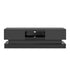 MLNshops Black Television Cabinet 63 Inches with LED Lighting Black Particle Board