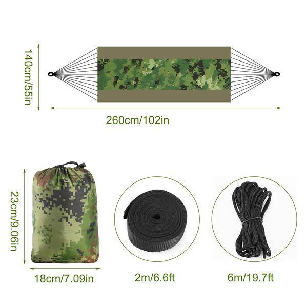 mlnshops Camping Hammock for Hiking Trips with Mosquito Net