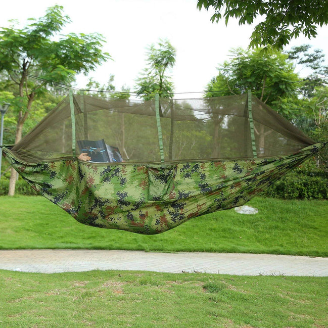 mlnshops Camping Hammock for Hiking Trips with Mosquito Net Default Title