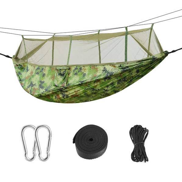 mlnshops Camping Hammock for Hiking Trips with Mosquito Net