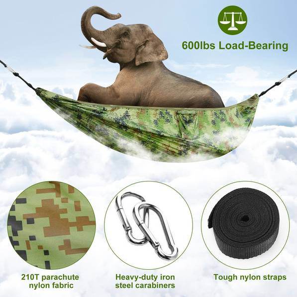 mlnshops Camping Hammock for Hiking Trips with Mosquito Net