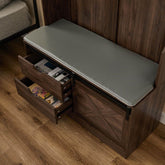 MLNshops Coat Rack with Shoe Cabinet for Organized Entryway