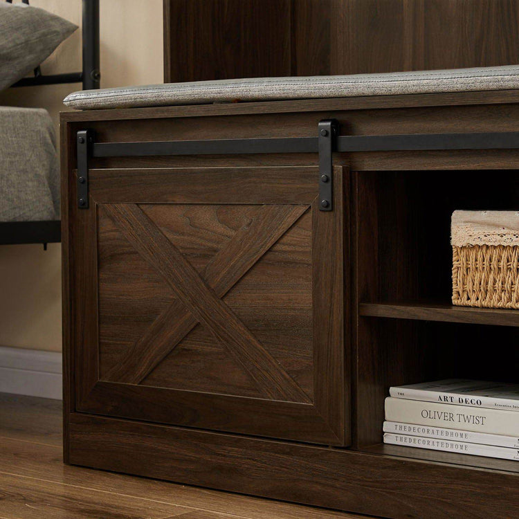 MLNshops Coat Rack with Shoe Cabinet for Organized Entryway