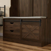 MLNshops Coat Rack with Shoe Cabinet for Organized Entryway
