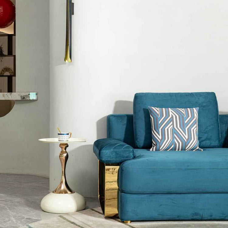 MLNshops Compact Round Accent Table with Modern Design