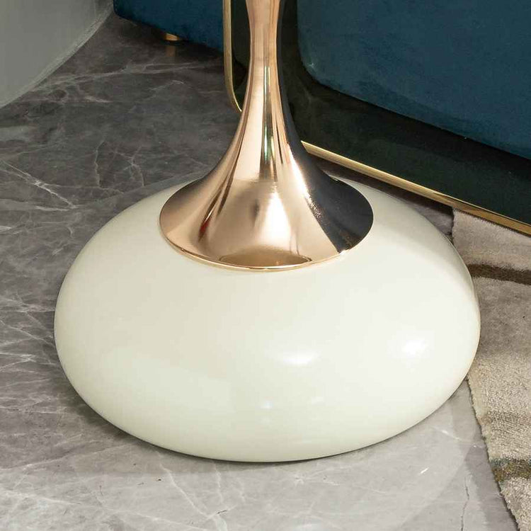 MLNshops Compact Round Accent Table with Modern Design