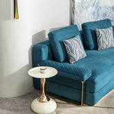 MLNshops Compact Round Accent Table with Modern Design