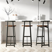 MLNshops Counter Height Bar Stools Set of 3 - Modern Design