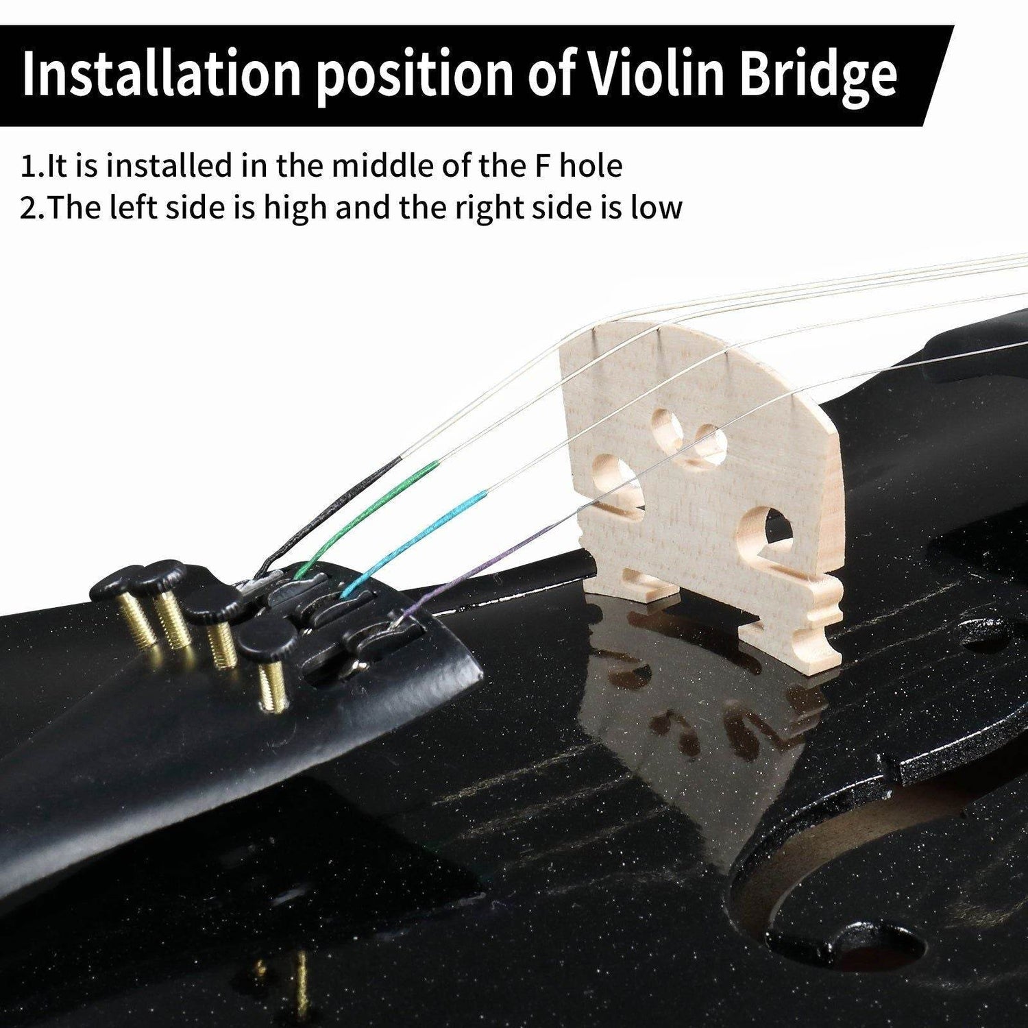 MLNshops Full Size Violin Set for Beginners