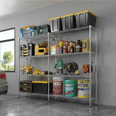 mlnshops Heavy Duty Storage Shelves - Sturdy Metal Rack