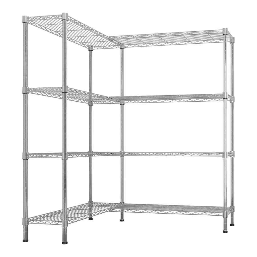 mlnshops Heavy Duty Storage Shelves - Sturdy Metal Rack