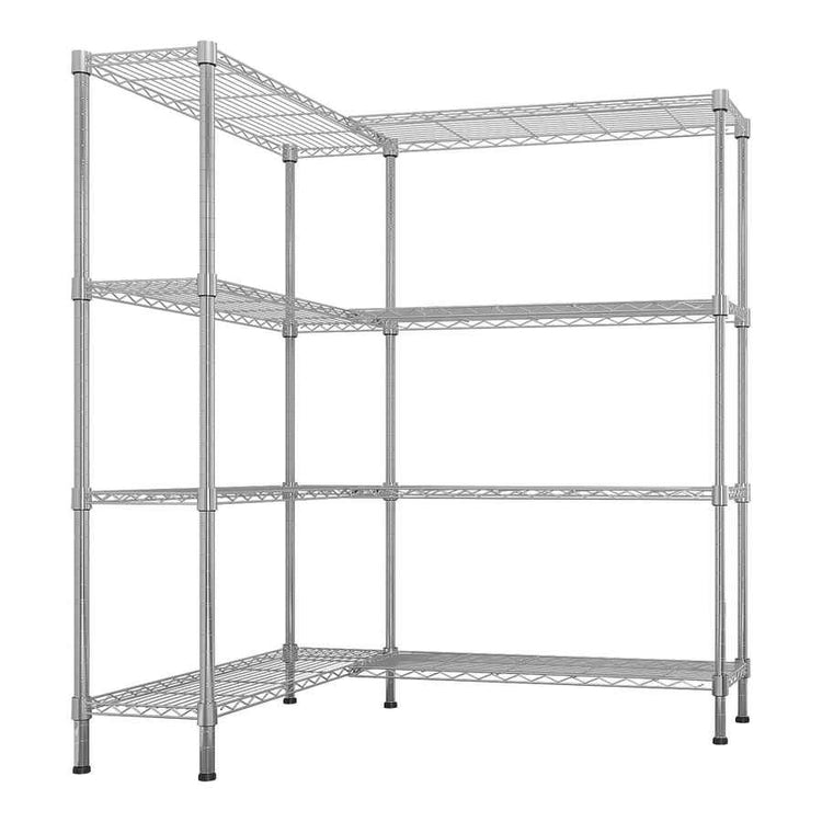mlnshops Heavy Duty Storage Shelves - Sturdy Metal Rack