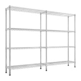 mlnshops Heavy Duty Storage Shelves - Sturdy Metal Rack