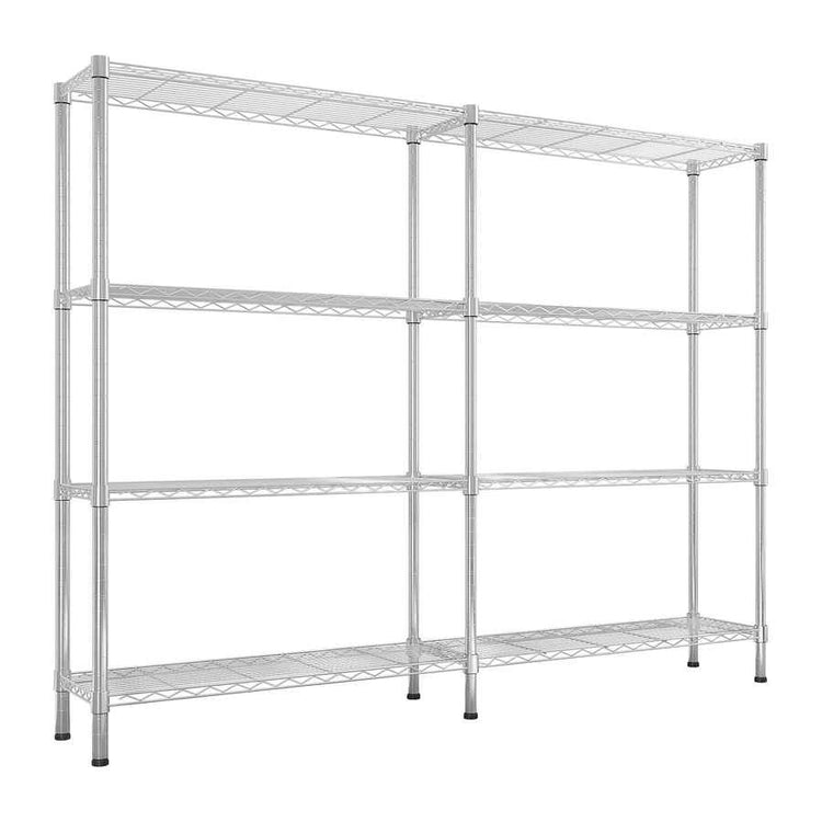 mlnshops Heavy Duty Storage Shelves - Sturdy Metal Rack