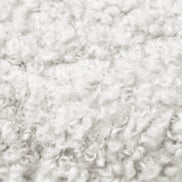 MLNshops Ivory White Storage Ottoman Bench with Gold Legs