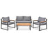 MLNshops Outdoor Patio Lounge Set with Cushions Default Title