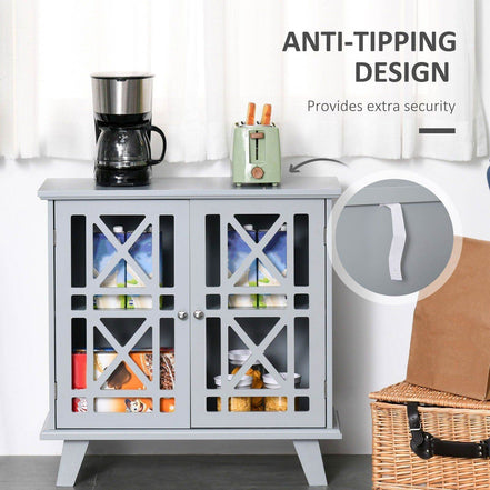 MLNshops Stable Kitchen Organization Cabinet with Anti-Tipping Design Default Title