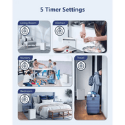 MLNshops H13 HEPA Air Purifier with Timer