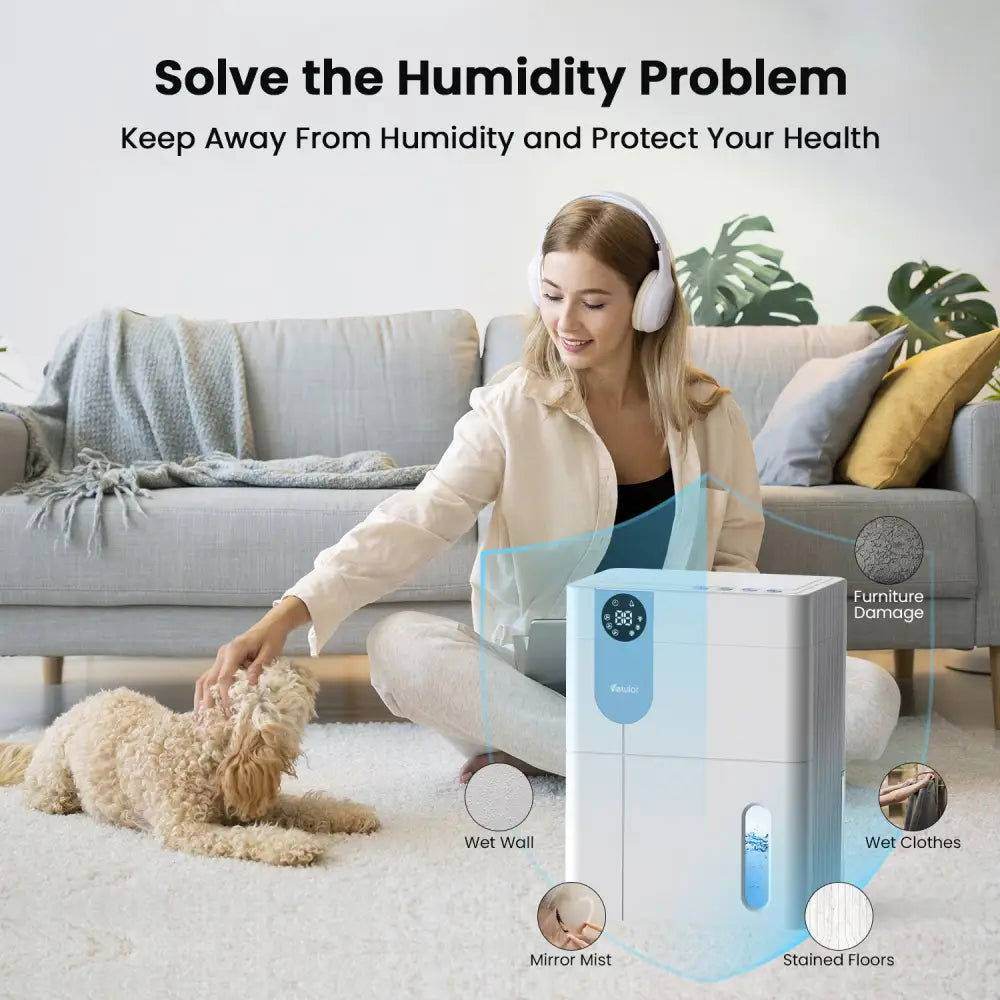 mlnshops Large Capacity Dehumidifier Basement
