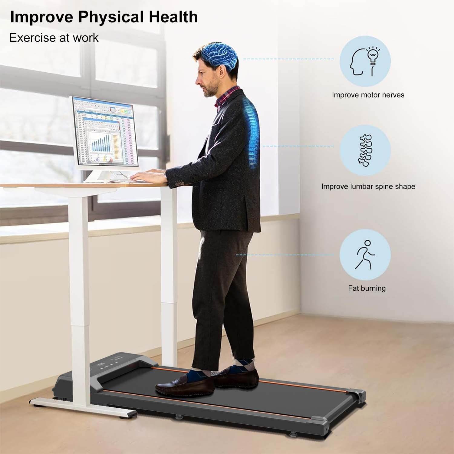MLNshops Portable Walking Pad for Home Office Use