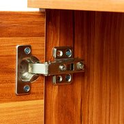 mlnshops Walnut TV Stand 70 Inch Console Entertainment Center