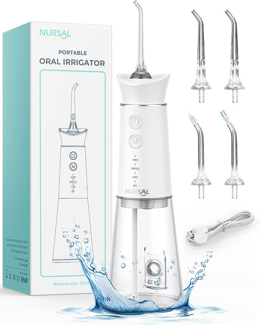 Water Dental Flosser Cordless with Magnetic Charging for Teeth Cleaning. MLNshops]