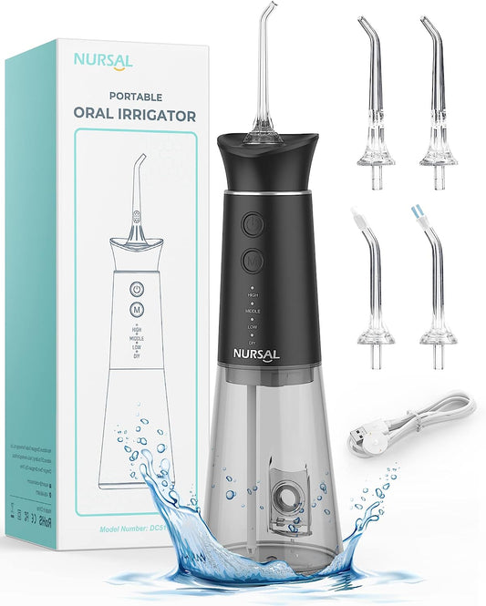 Water Dental Flosser Cordless with Magnetic Charging for Teeth Cleaning. MLNshops]