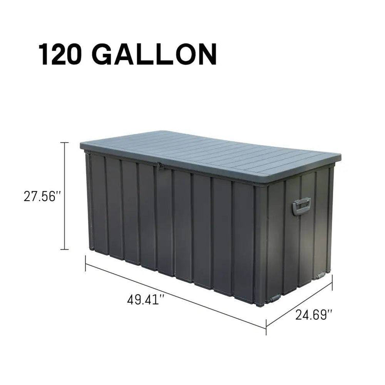 MLNshops Waterproof Deck Storage Box for Outdoor Use