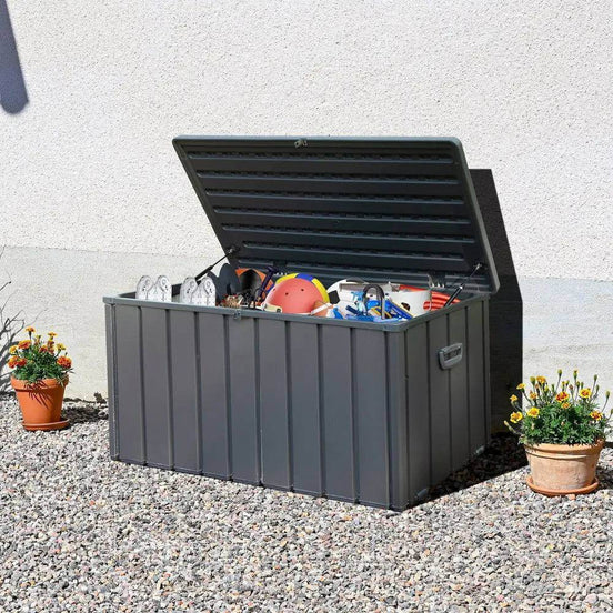 MLNshops Waterproof Deck Storage Box for Outdoor Use