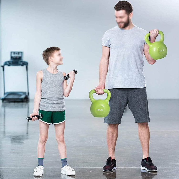 MLNshops Weight Lifting Equipment for Beginners 15LB Kettlebell