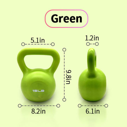 MLNshops Weight Lifting Equipment for Beginners 15LB Kettlebell