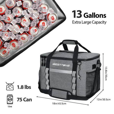 MLNshops 75 Cans Cooler for Groceries - Insulated Bag