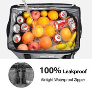 MLNshops 75 Cans Cooler for Groceries - Insulated Bag