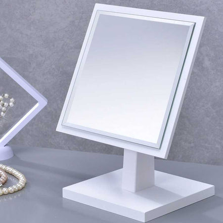 MLNshops White Pedestal Makeup Mirror for Beauty Needs